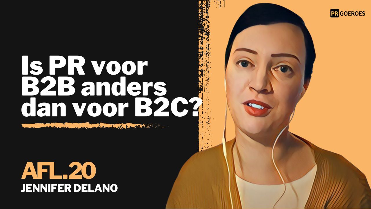 Elke week in de Free Publicity Podcast, duiken we in een nieuwe vraag vanuit ons publiek. Deze aflevering richt zich op de vraag: Is PR voor B2B anders dan voor B2C? Dit artikel wordt je aangeboden door PRGoeroes, hét pr-bureau dat media-aandacht en zichtbaarheid voor jou en jouw bedrijf genereert. Meer zichtbaarheid voor jouw bedrijf? We helpen je graag. Bel +31(0)6 39755493 of e-mail naar contact@prgoeroes.nl