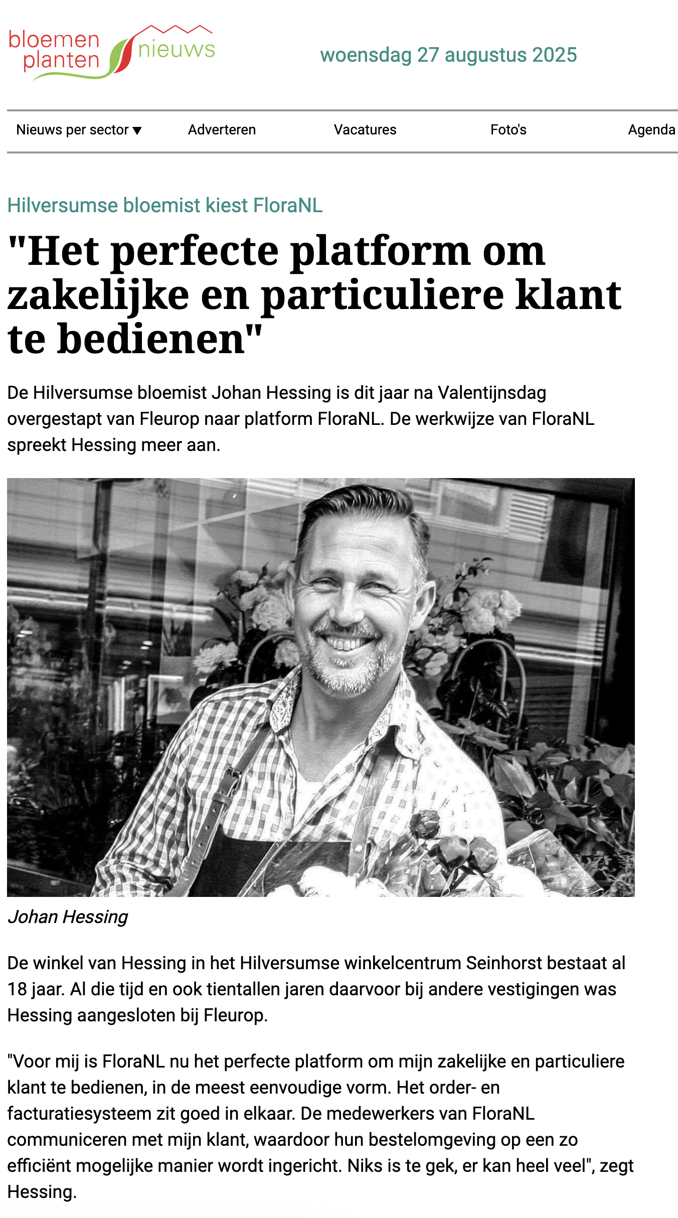 Bloemen Planten Nieuws